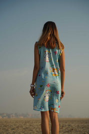 AQUA CAT DRESS