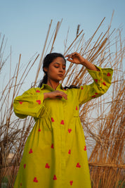 NEON HEART DRESS