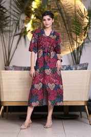 Hearts Gone Wild Oversized Shirt Dress