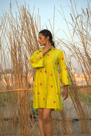 NEON HEART DRESS
