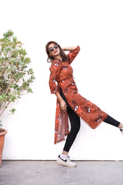 Heart on Fleek Brown Dress