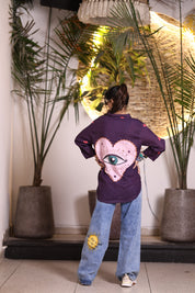 Lucky Babe Purple Shirt