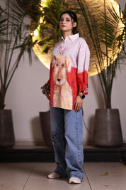 Pawfect Match Red-White Dog Shirt