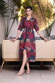 Hearts Gone Wild Oversized Shirt Dress