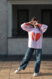 Golden Hour Pink Heart Shirt