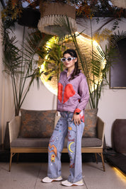 Purple Glow Heart of Gold Shirt