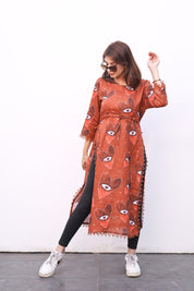 Heart on Fleek Brown Dress